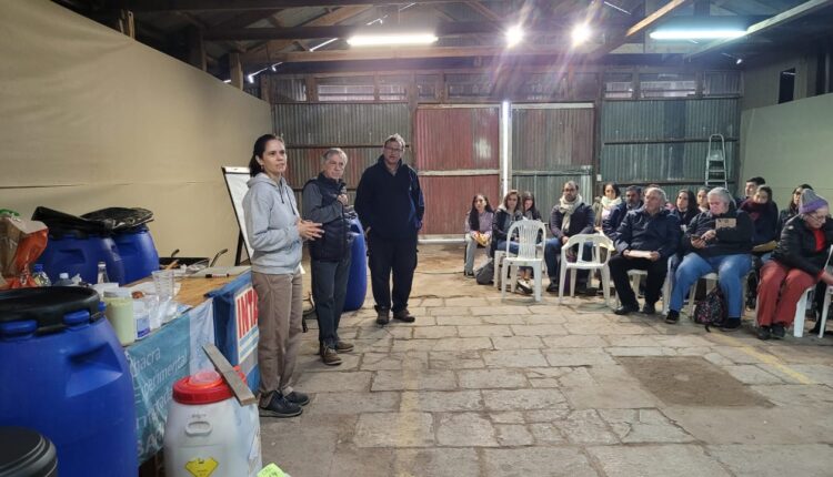 Se realizó una jornada de biopreparados en la Chacra de Barrow